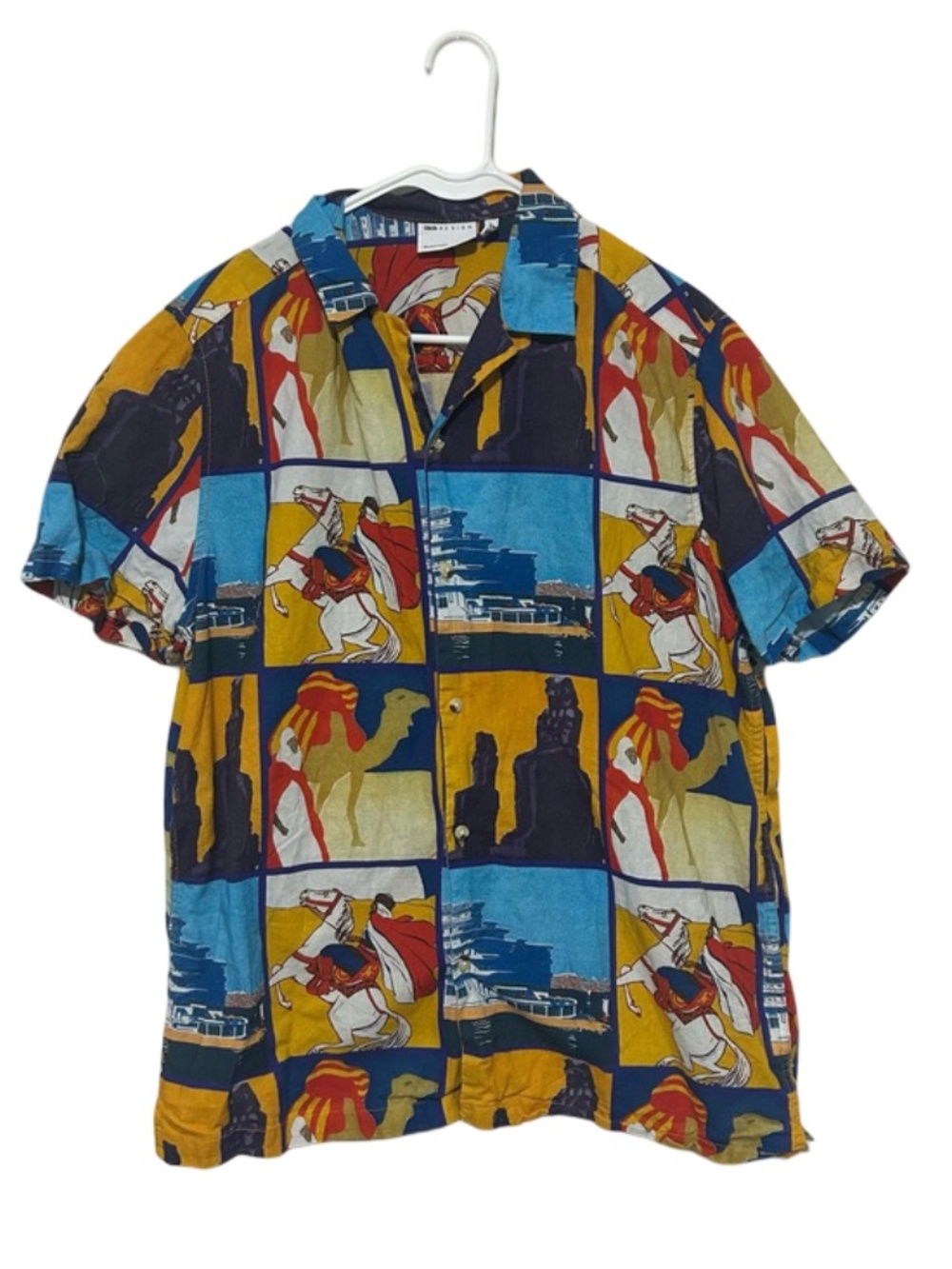 ASOS Men's Eclectic Colorful Pattern Button Down Size Small